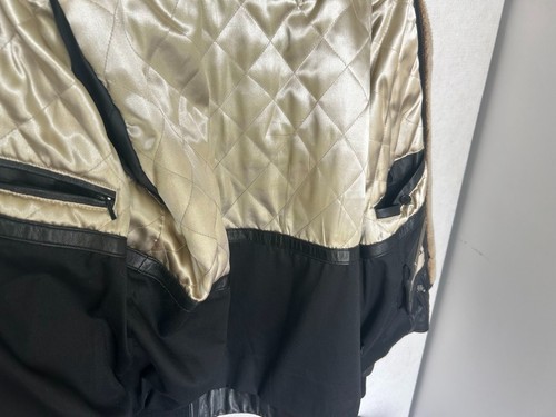 Chevrolet Camaro Genuine Leather Bomber Jacket XL VIN Plate - photo 5