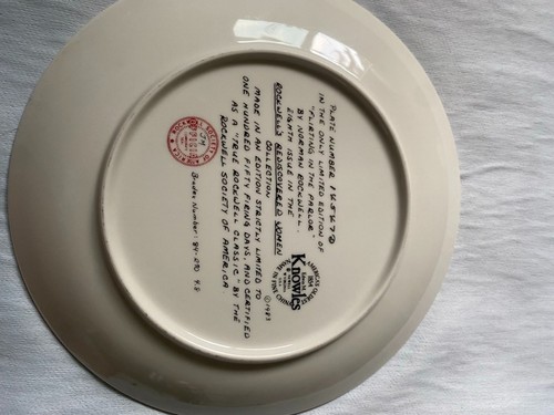 Set of 6 Norman Rockwell Collector Plates – Knowles Limited Edit - photo 3