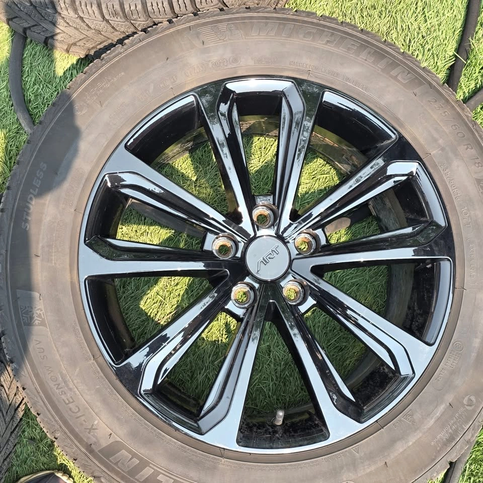 235/60/18 Michelin winter tires with ART alloy rims 5x120 - photo 5