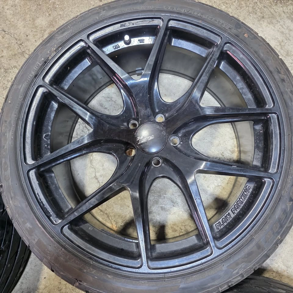 225/40/18 Firestone Indy 500 Tires & Fast FC04 Alloy Rims - photo 5