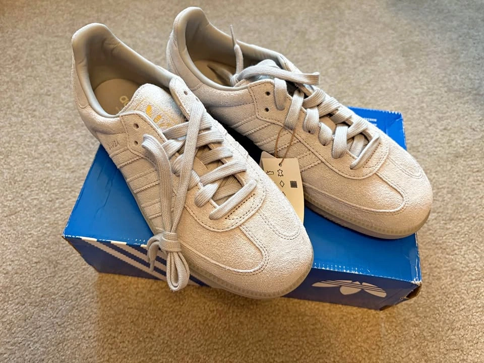 BNIB adidas Samba OG Grey suede