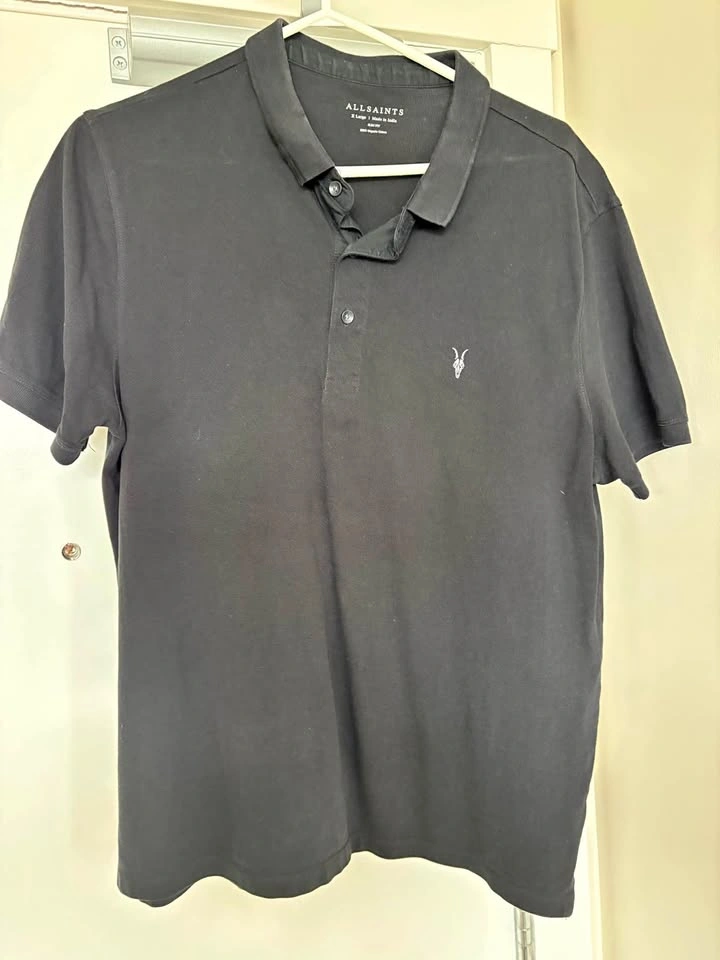 Gently used - like new All Saints Polo shirt