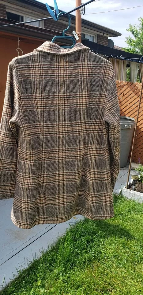 Women's Brown Plaid Front Blazer - photo 3