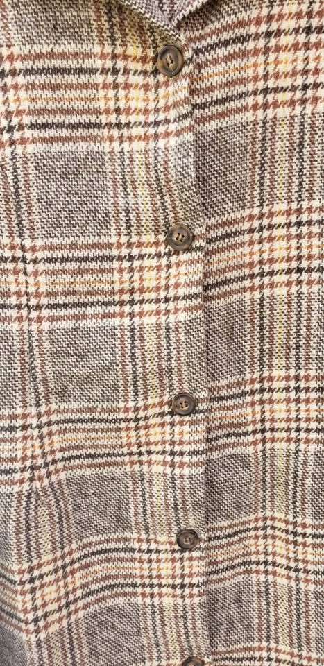 Women's Brown Plaid Front Blazer - photo 5