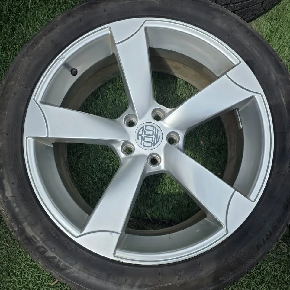 255/45/19 Aplus winter tires with alloy rims 5x112 - photo 3