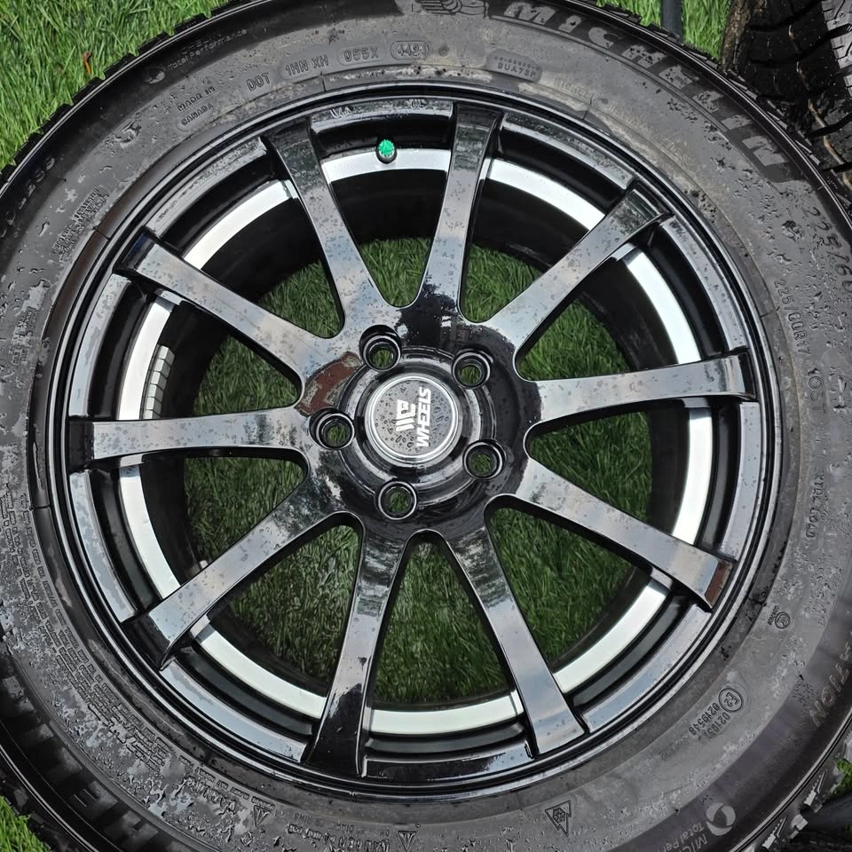 225/60/17 Michelin Winter Tires with Alloy Rims 5x114.3 - photo 4