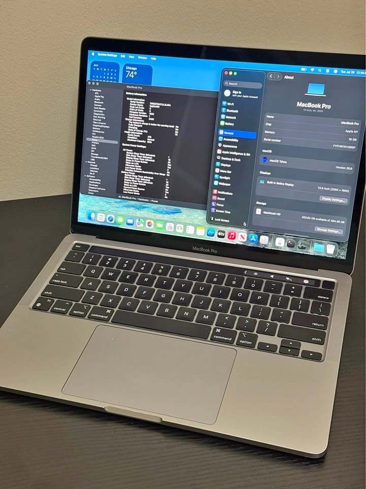 MacBook Pro 13-inch, M1, 2020 16GB RAM 512GB SSD