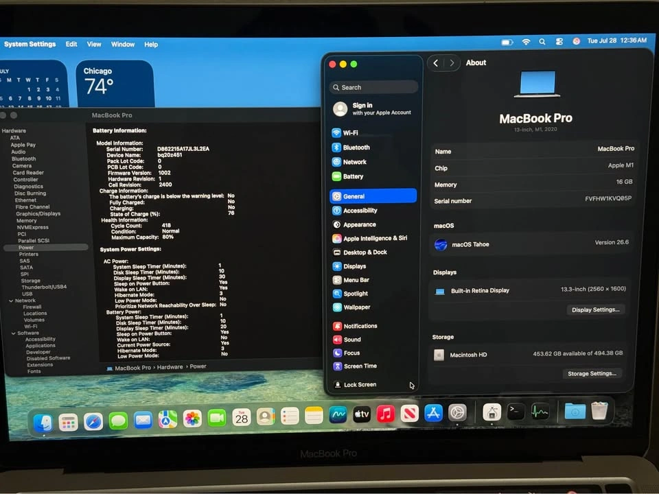 MacBook Pro 13-inch, M1, 2020 16GB RAM 512GB SSD - photo 3