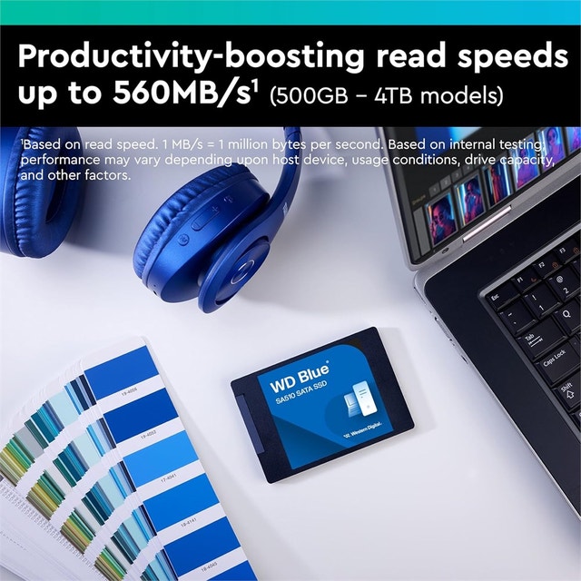 Western Digital 2TB WD Blue SA510 SATA Internal SSD - photo 2
