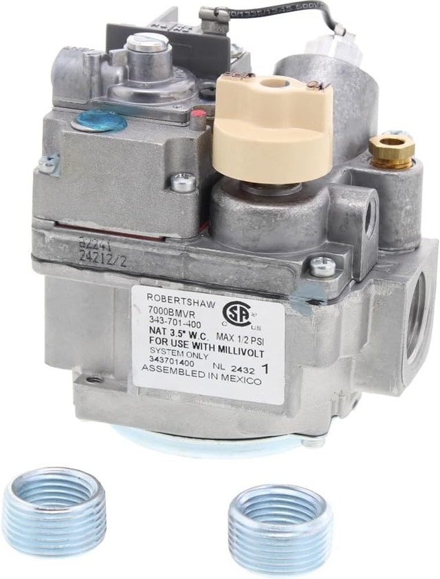 ClimaTek Replacement Gas Valve 343-701-400 for Robertshaw