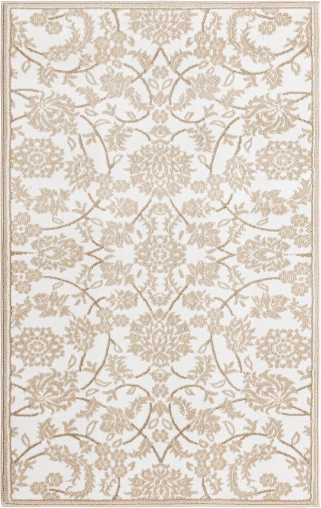 5' x 8' Unique Loom Rushmore Collection Area Rug Rectangle Snow - photo 2