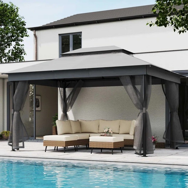13x10 LAUSAINT HOME Outdoor Patio Gazebo