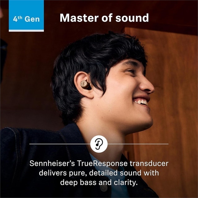 Sennheiser Momentum True Wireless 4 Smart Earbuds, Bluetooth 5.4 - photo 2