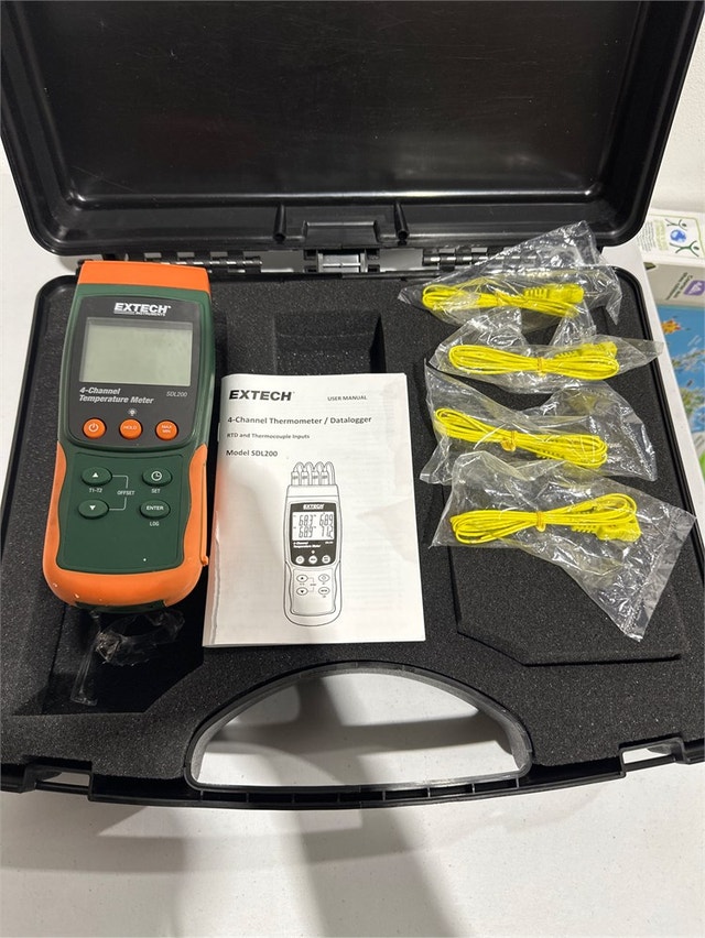 Extech SDL200 Four-Channel Thermometer SD Logger - photo 4
