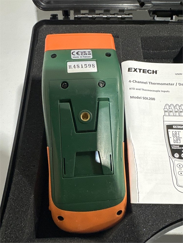 Extech SDL200 Four-Channel Thermometer SD Logger - photo 5