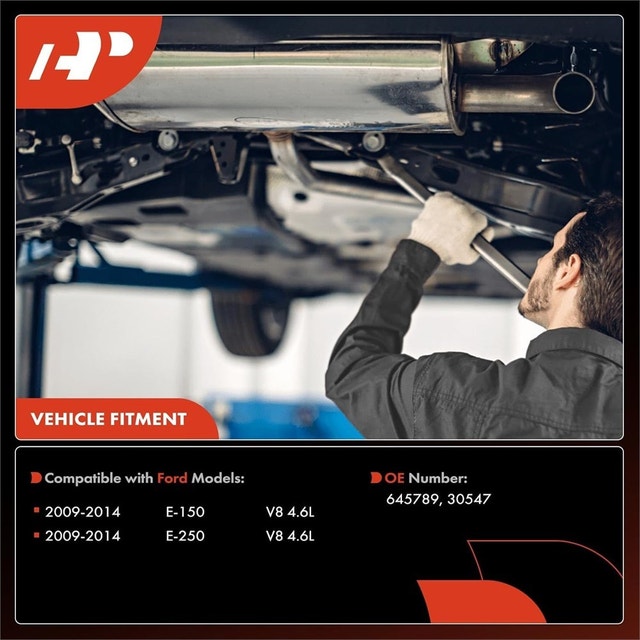 A-Premium Catalytic Converter Kit Direct-Fit for Ford - photo 2