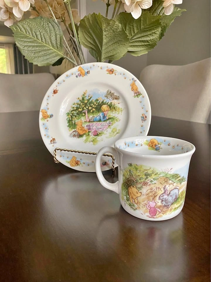 Royal Doulton Winnie the Pooh Plate and Mug Set