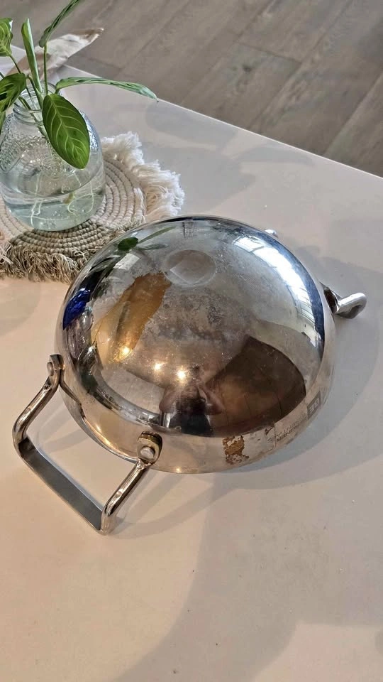 Heavy bottom Kadai Bergner Stainless Steel Wok