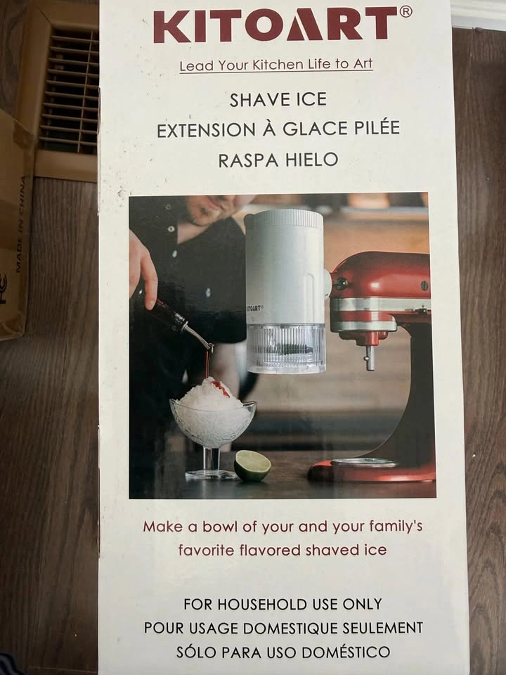 Kitoart Stand Mixer Shaved Ice Attachment | Brand New - photo 3