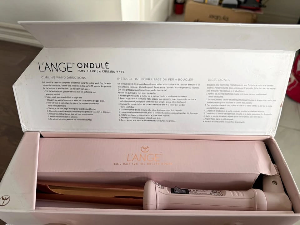 L'Ange Ondulé Hair Waver - Blush - Brand New