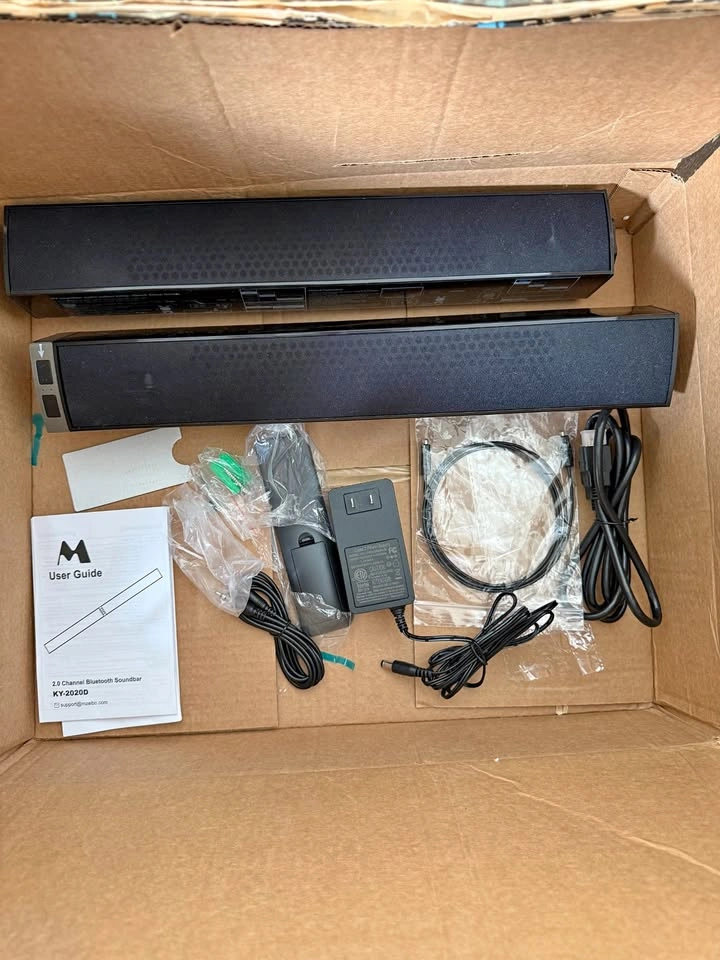 Mezeibo Bluetooth Sound Bar | 2.0 Channel Speaker - KY-2020D