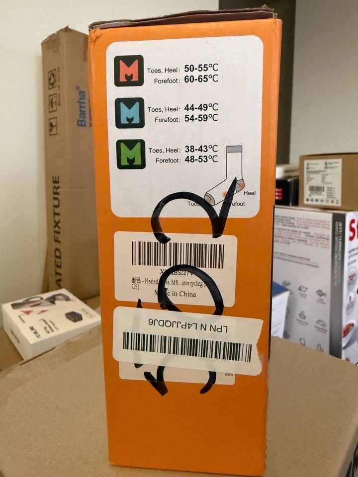 Rechargeable Heated Socks - Brand New - photo 2