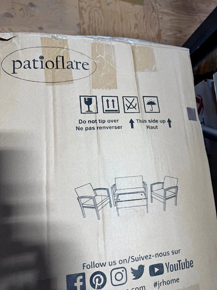 Patioflare Ivan Conversation Set