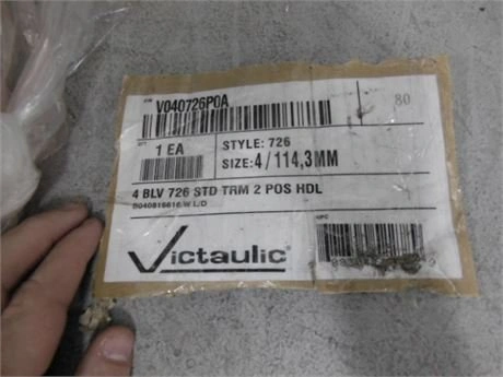 NEW VICTAULIC GROOVED BALL VALVE 4" - photo 2