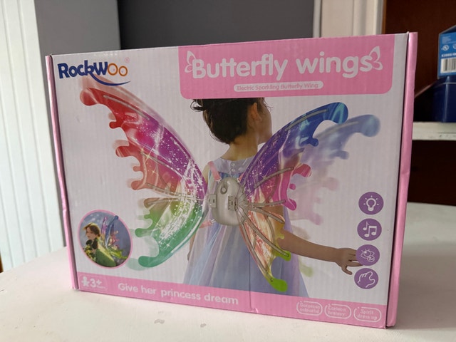 RockWoo Electric Sparkling Butterfly Wings
