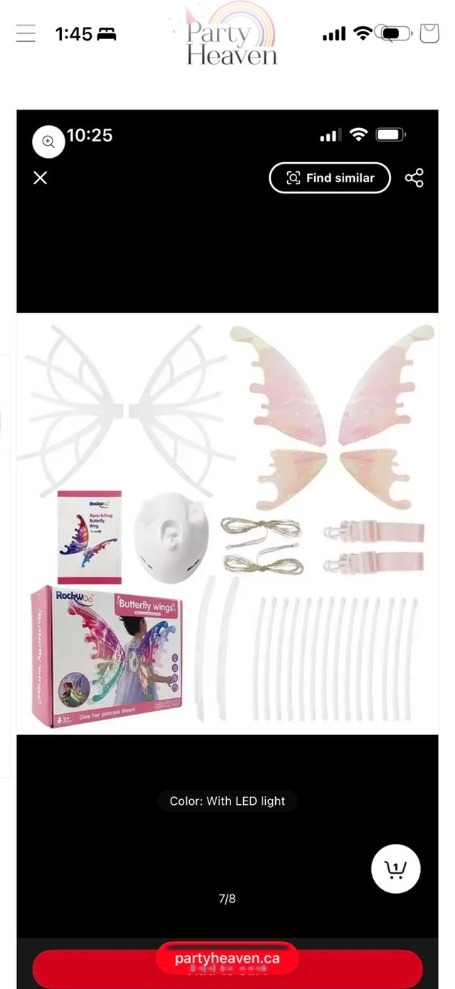 RockWoo Electric Sparkling Butterfly Wings - photo 2