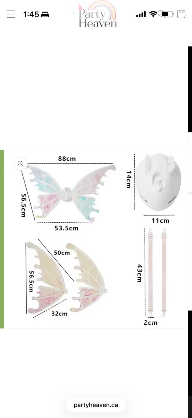 RockWoo Electric Sparkling Butterfly Wings - photo 3
