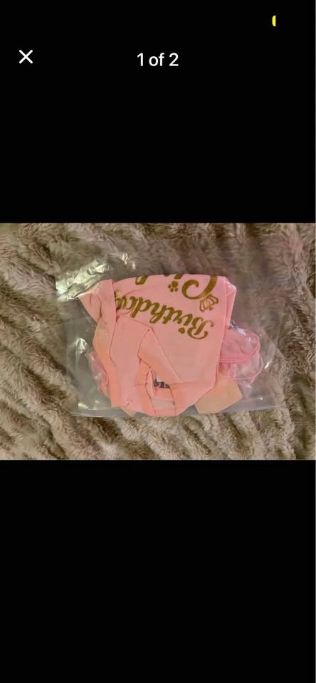 Pink Birthday Tutu for Small dogs