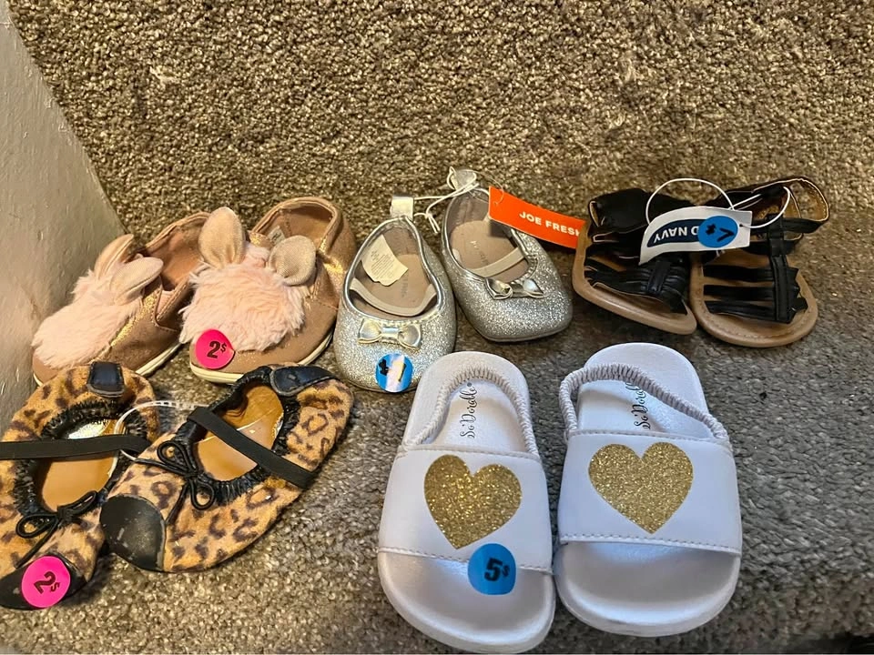 BabyGirl Shoe Lot Size 1-4