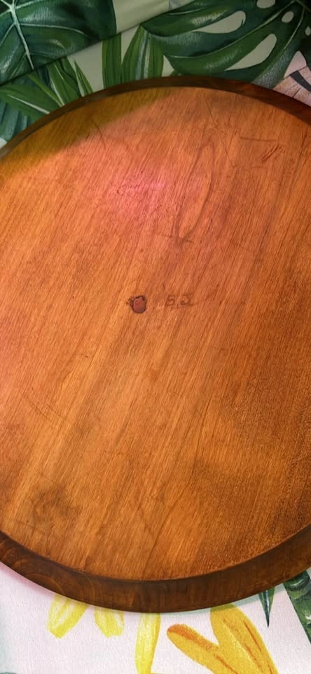 Vintage West Coast Lathe-Turned Chip & Dip Tray - 1960s - photo 5