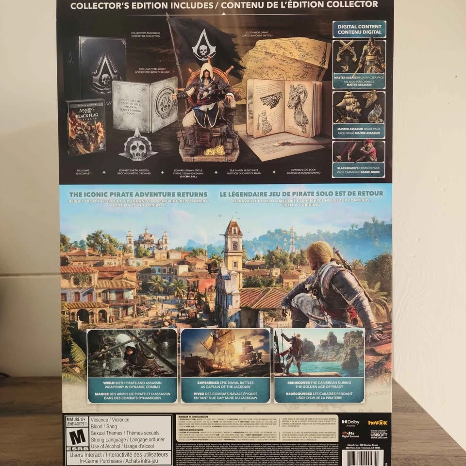 Brand New Assassin's Creed Black Flag Resynced Collector's Editi - photo 2