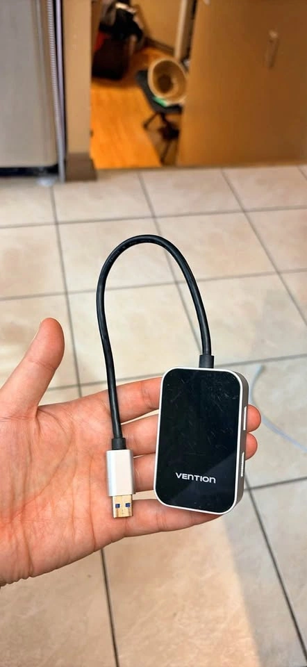 Vention USB 3.0 Hub with Ethernet Port