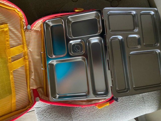 PlanetBox Rover Stainless Steel Bento Lunch Box with 5 Compartme