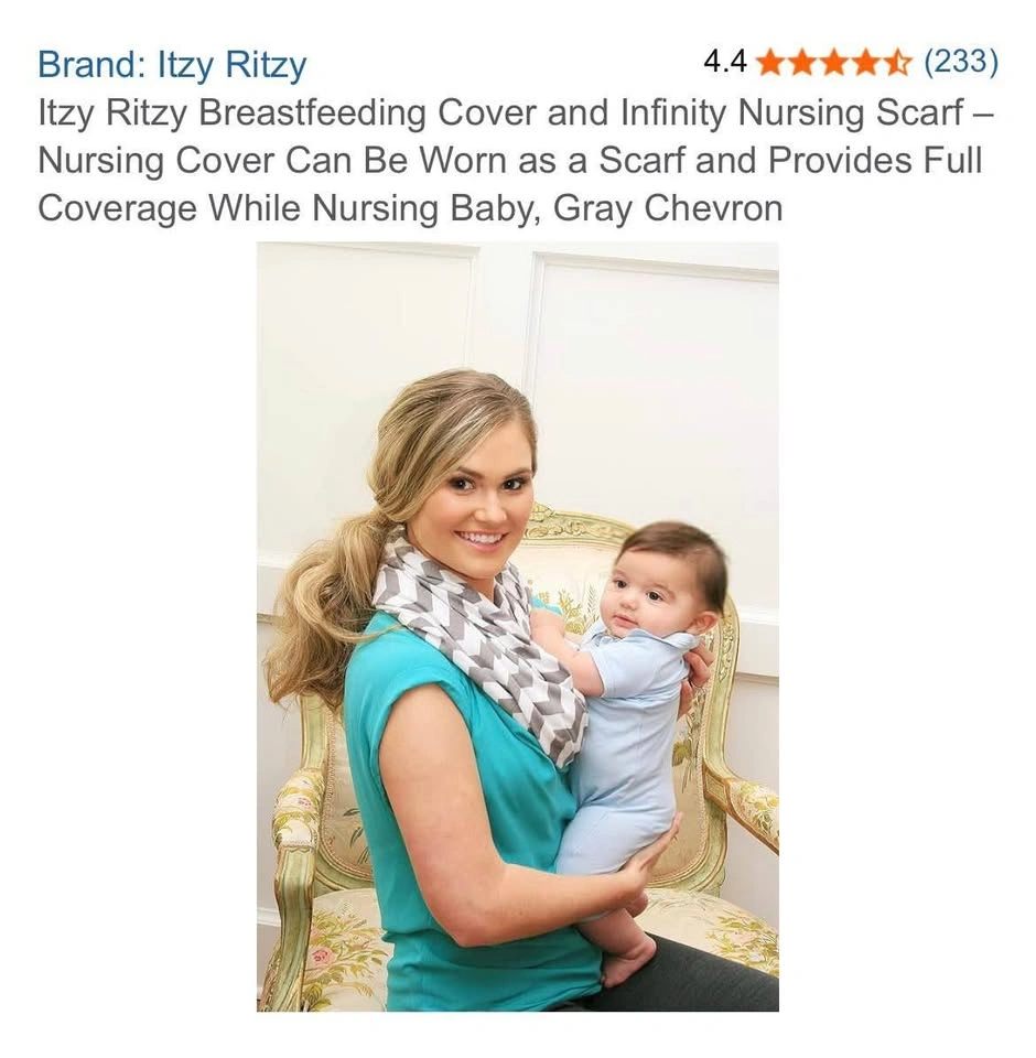 Itzy Ritzy nursing cover - photo 3