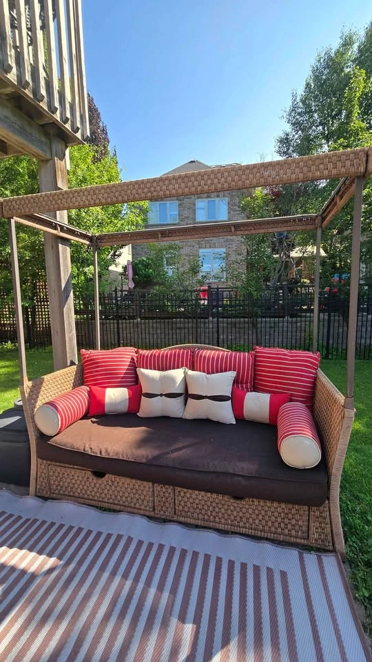 Wicker Patio Dining Set and Daybed - photo 4