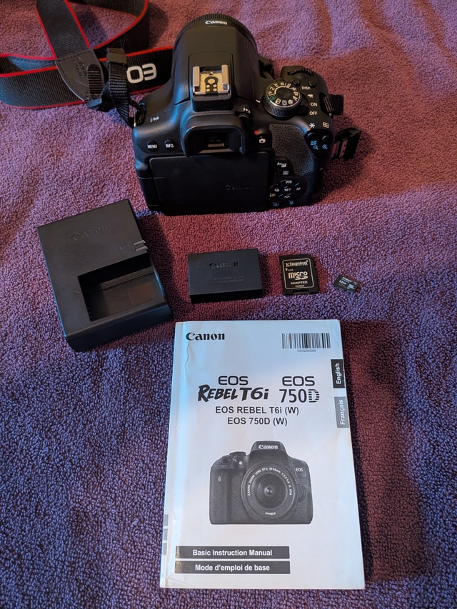 Canon EOS Rebel T6i DSLR Camera with 18-55mm Lens - photo 4