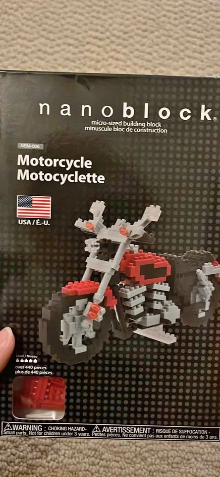 Nano block motorcycle