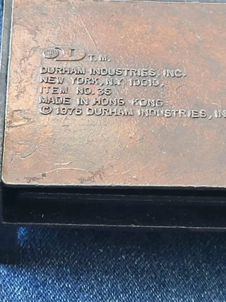 Vintage Durham 1976 OLD FASHION MINIATURES Metal Die-Cast Furnit - photo 3