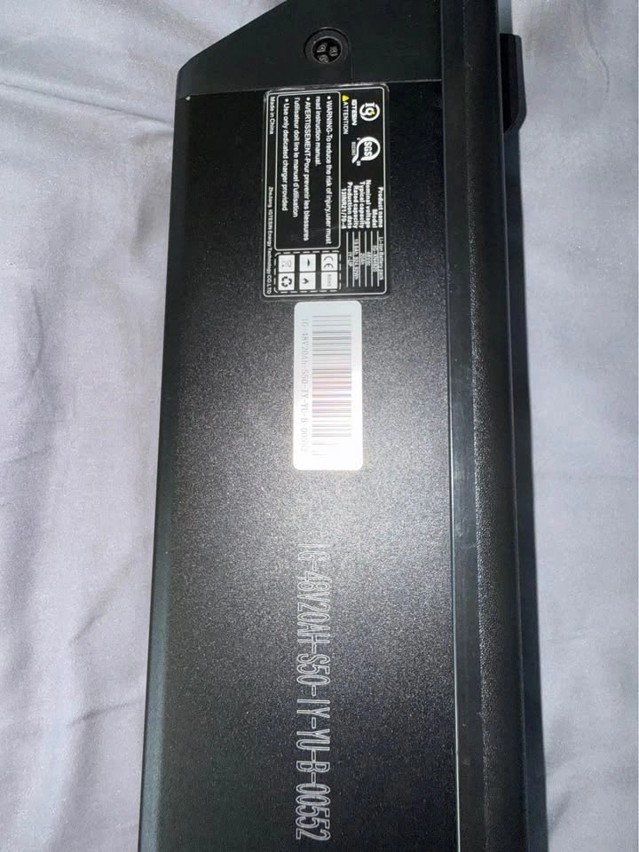 Movin' Main Samsung 48V20AH Extra Battery (For Movin' Pulse & Te - photo 4