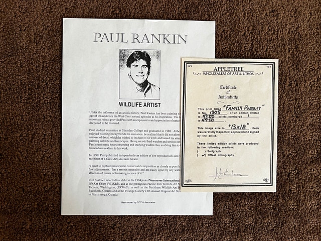 Paul Rankin Framed "Family Pursuit" - photo 2