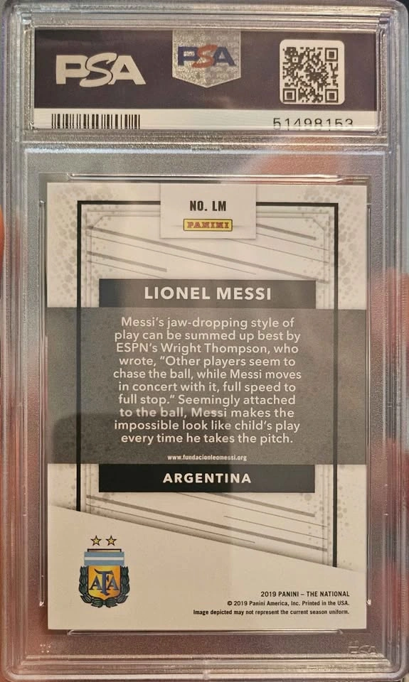 2019 Panini National Convention Legends Lionel Messi /99 - photo 2