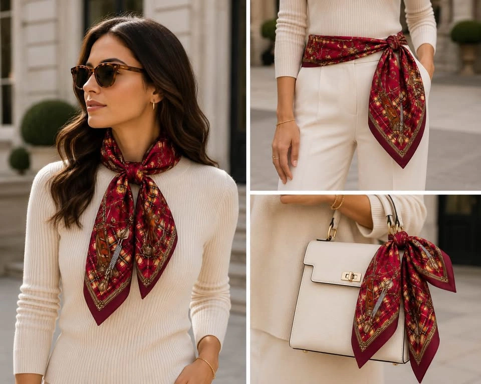 Vintage Scarf Made In Italy