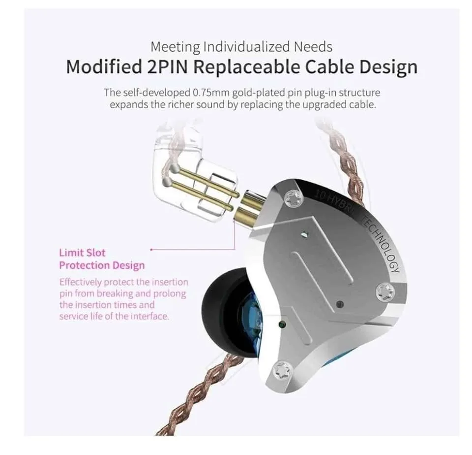 New. KZ ZS10 Pro Wired Earbuds image indicator(5)