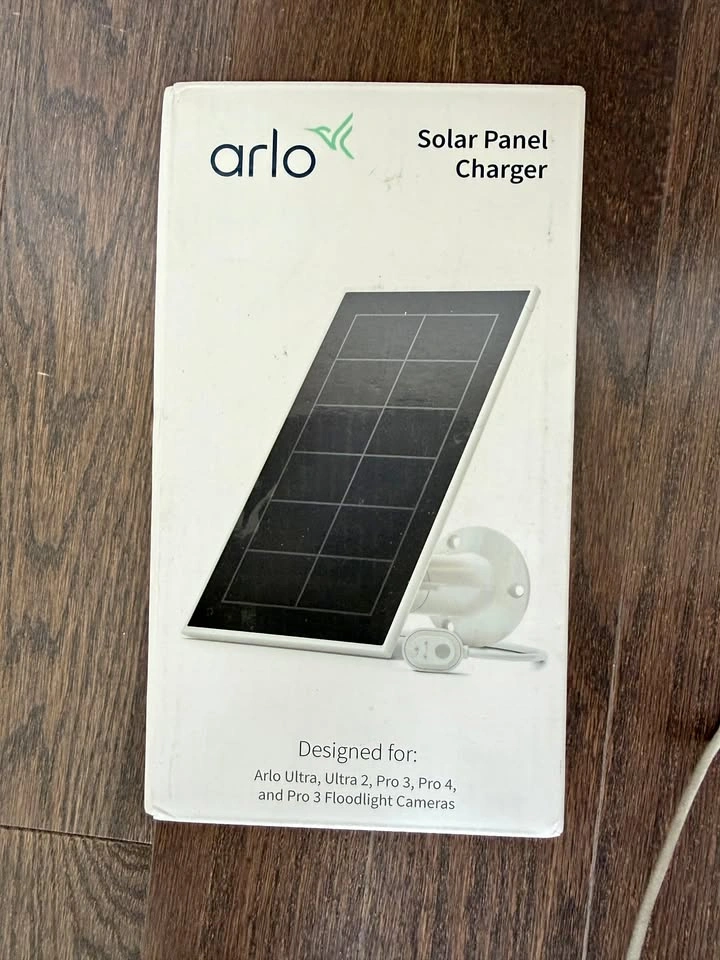 Arlo Solar Panel Charger | Ultra, Pro 3, Pro 4 Compatible