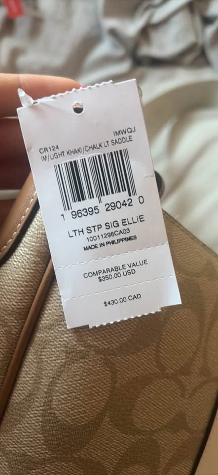 Brand New Coach Signature Canvas File Bag - photo 2