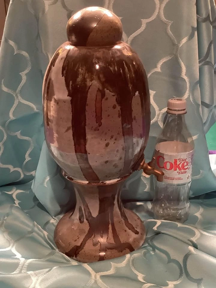 Pottery, One of a kind beverage dispenser.
